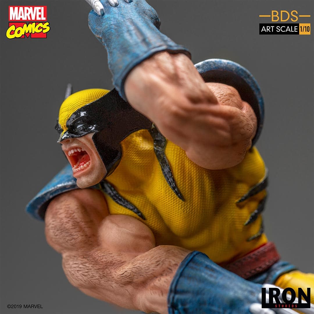 Wolverine Slashes His Way with New Statue from Iron Studios