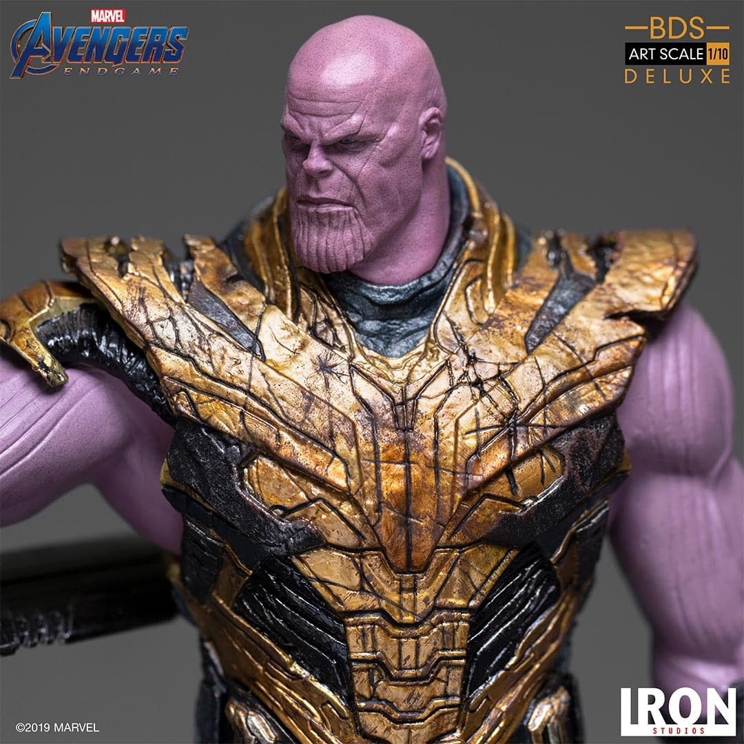 Thanos Is Inevitable with New Statue from Iron Studios