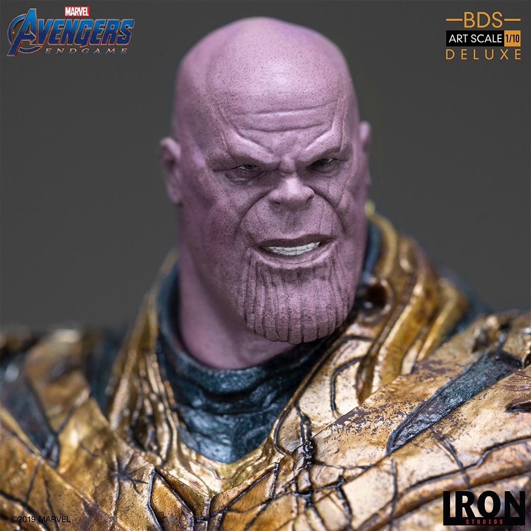 Thanos Is Inevitable with New Statue from Iron Studios