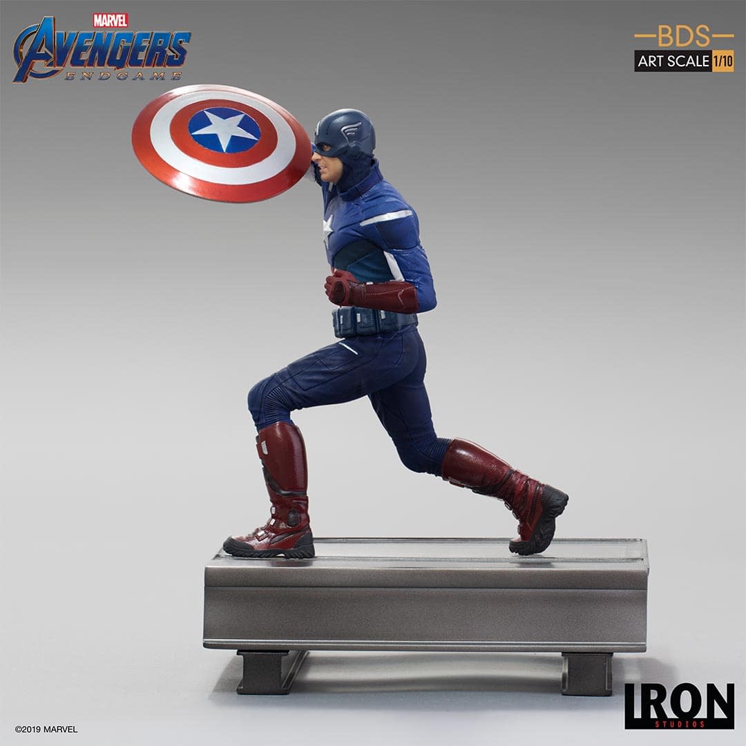 Captain America Fights Himself with New Iron Studios Statue