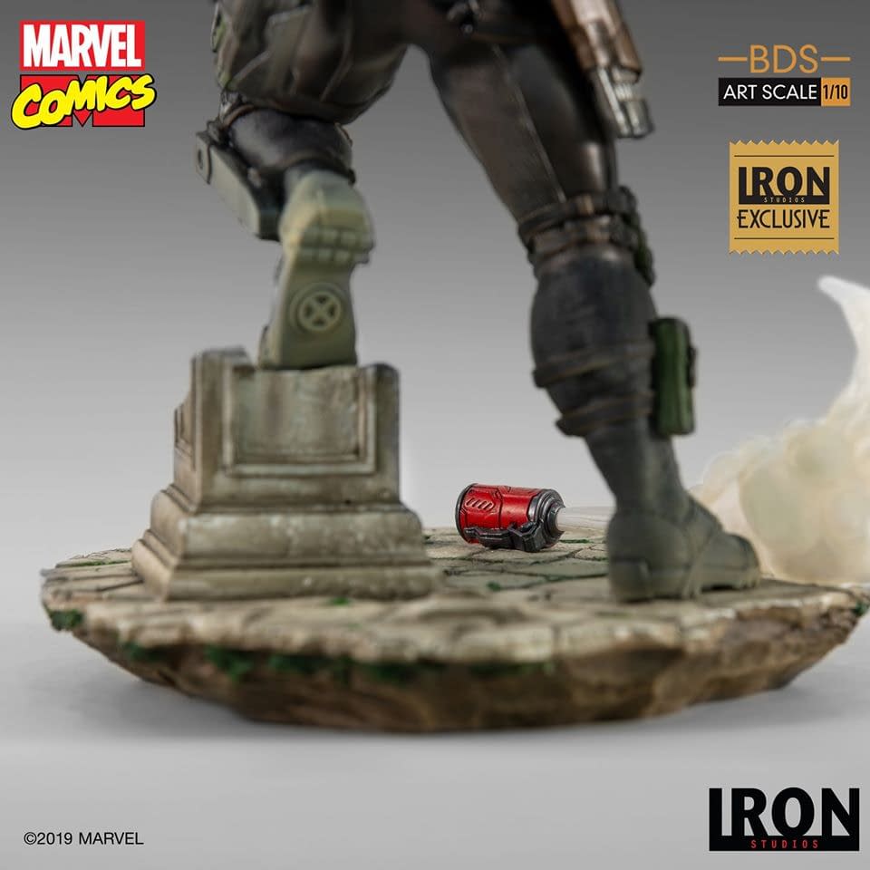 Cable Travels to 2019 with Iron Studios Exclusive Statue