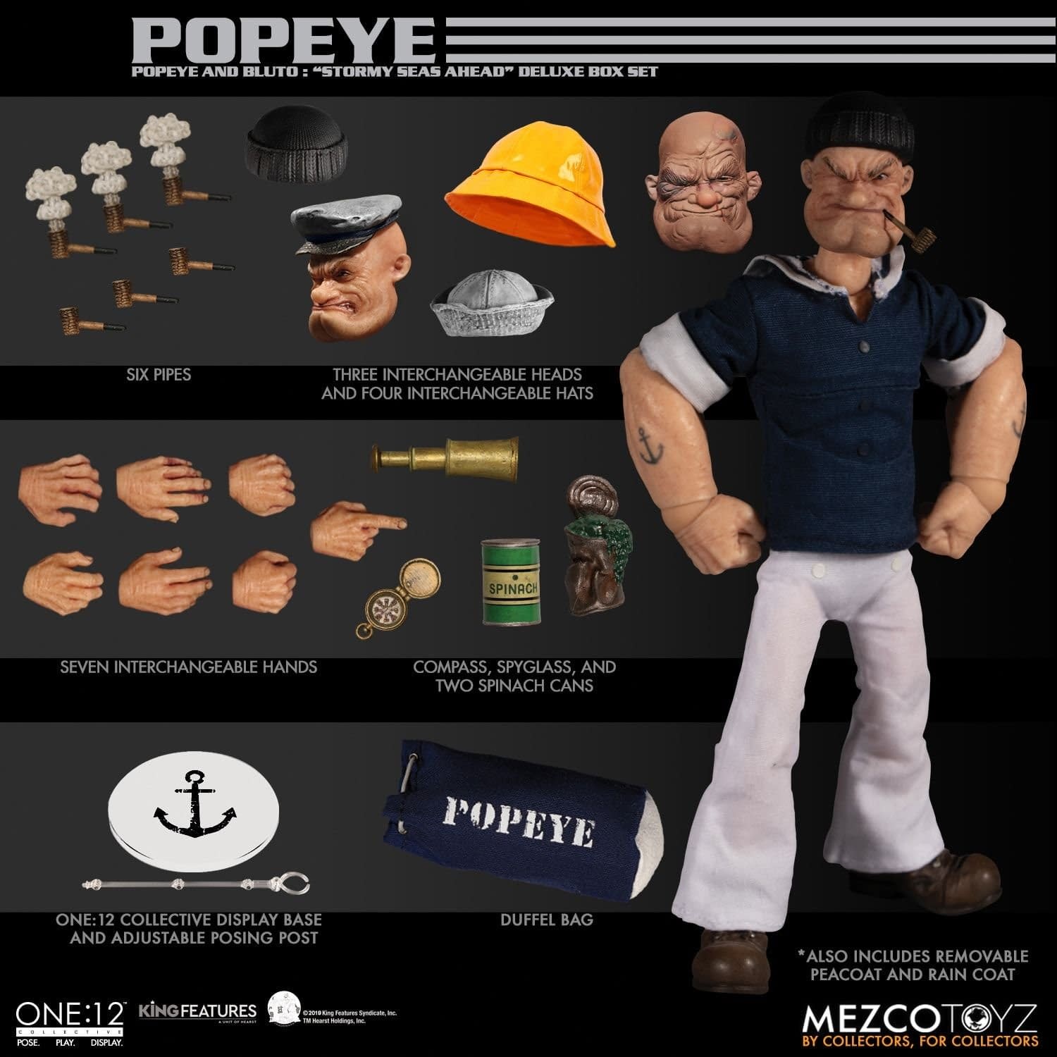Popeye is Ready to Knock Some Skulls with New Mezco Two-Pack