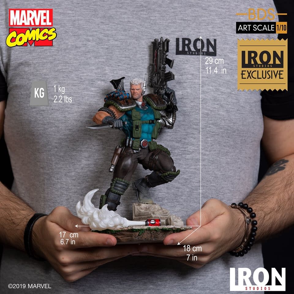 Cable Travels to 2019 with Iron Studios Exclusive Statue
