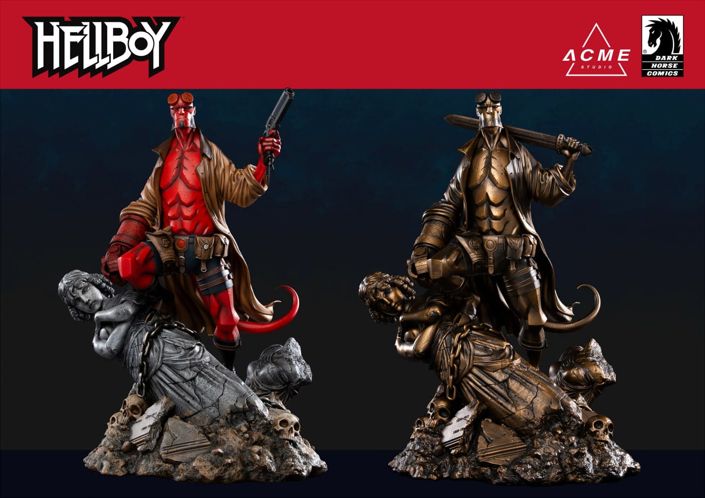 Hellboy Brings the Heat with New Statue from XM Studios