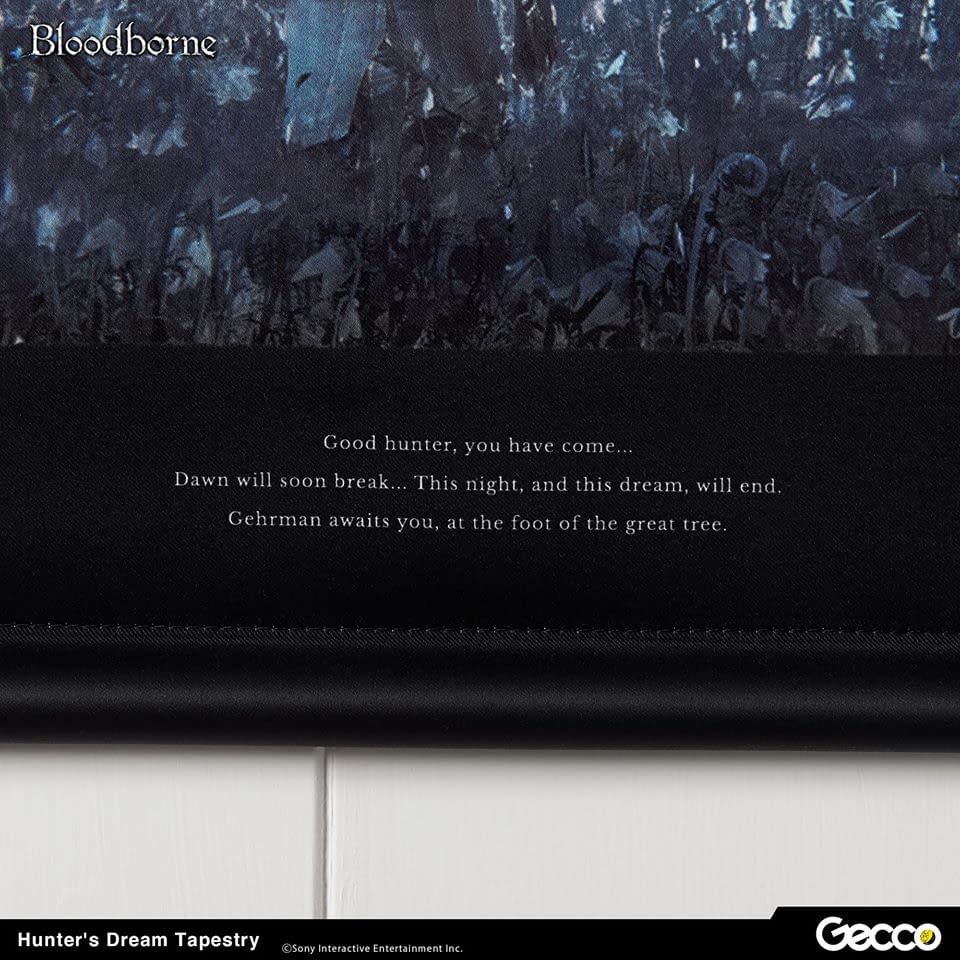 Bloodborne Artwork Becomes Collectibles with Gecco Tapestries 