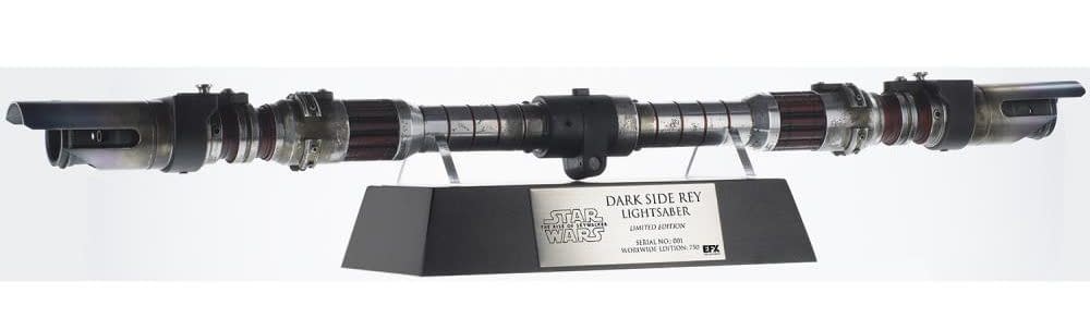 Dark Side Rey Gets a Replica Prop Lightsaber from EFX