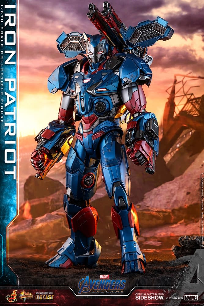 Iron Patriot Hot Toys Figures Gets a Updated New Head [First Look]