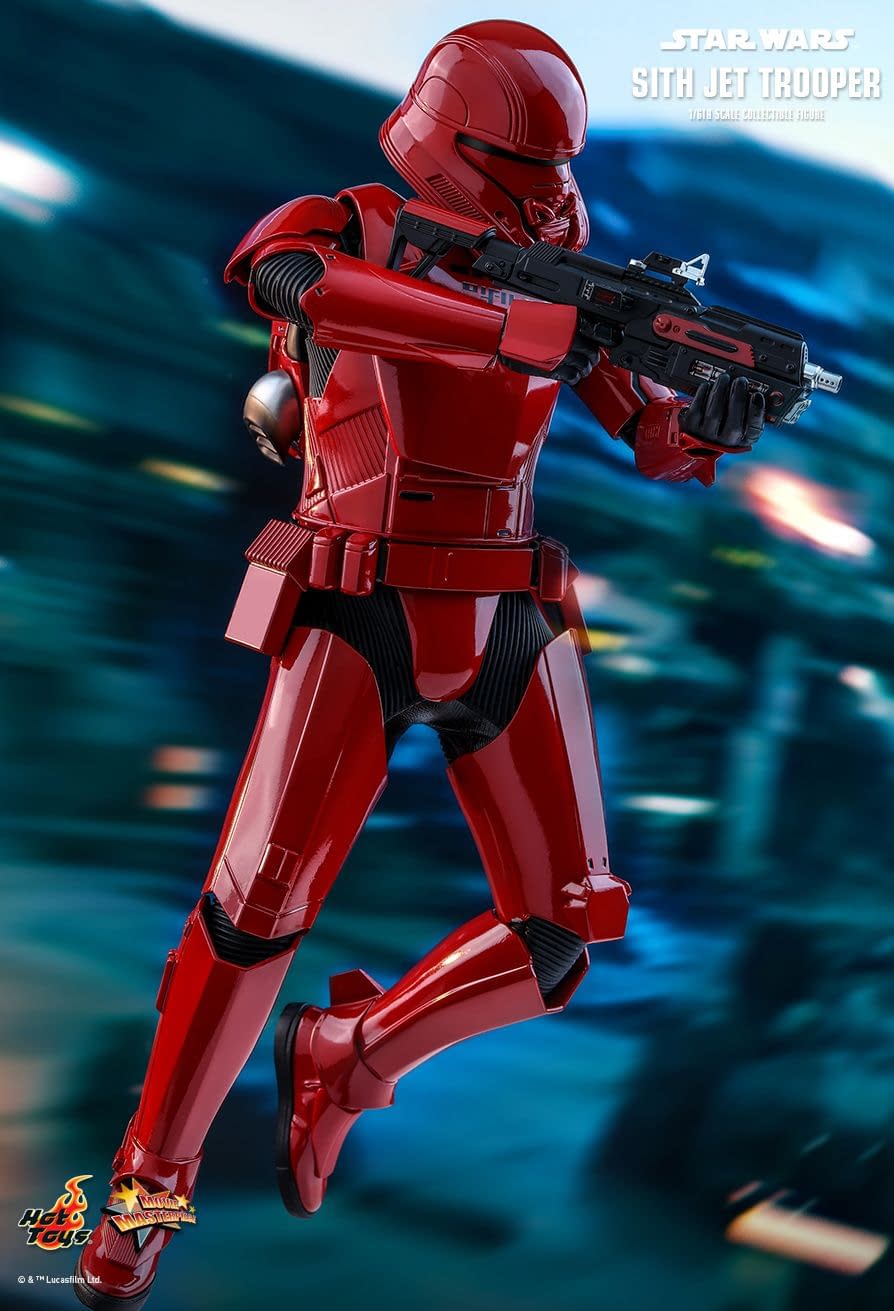 Sith Jet Trooper Makes the Skies Red with Hot Toys