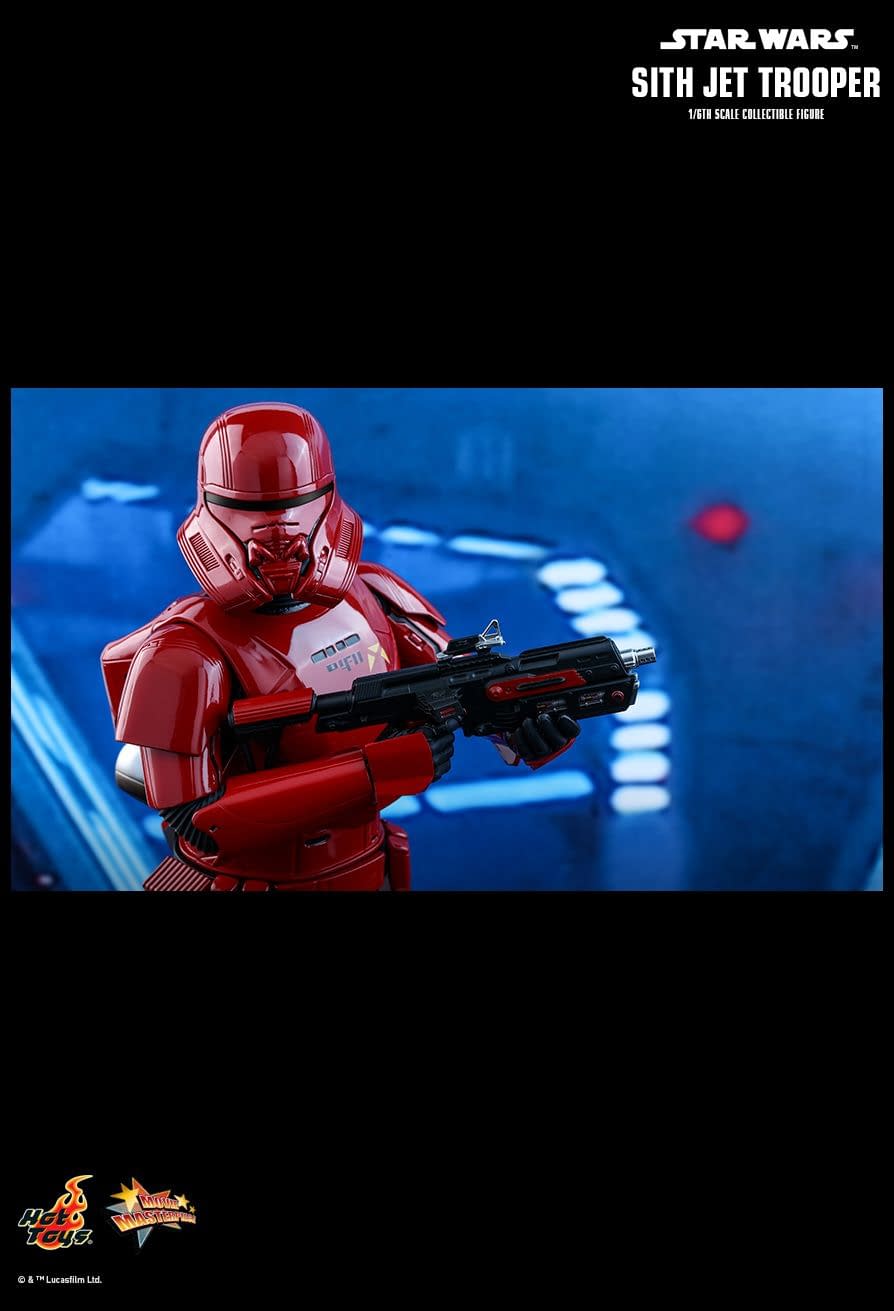 Sith Jet Trooper Makes the Skies Red with Hot Toys