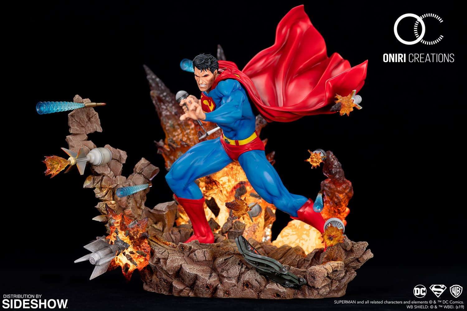 Superman Jim Lee Cover Gets Full Statue Remaster from Oniri Creations