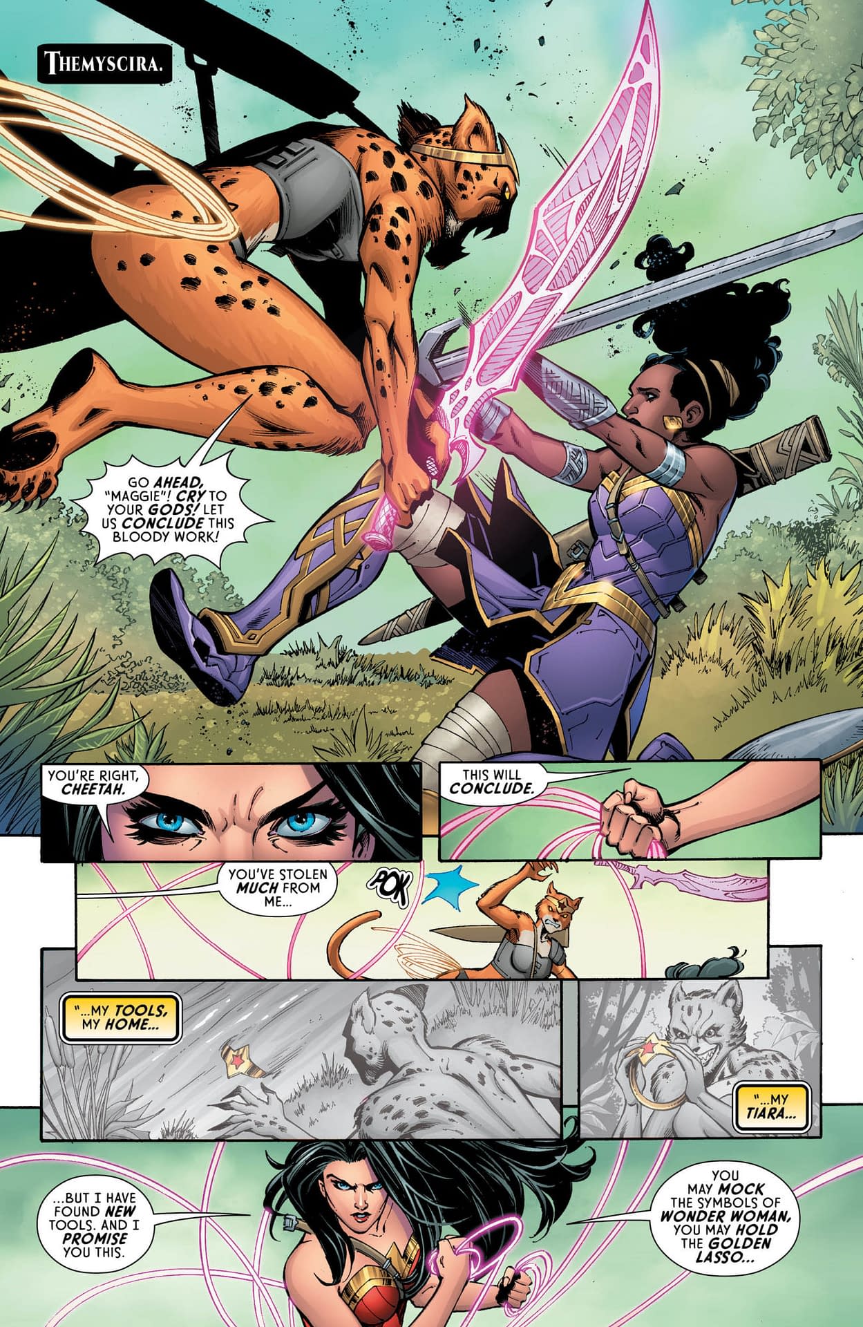 Wonder Woman Has No Gratitude for Cheetah in Wonder Woman #83 [Preview]