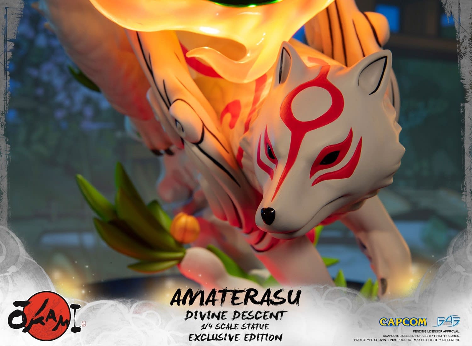 "Okami" Gets Divine with Her New First 4 Figures Statues