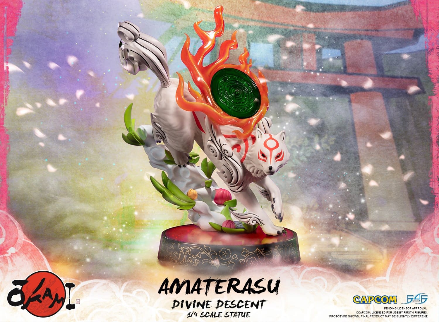 "Okami" Gets Divine with Her New First 4 Figures Statues