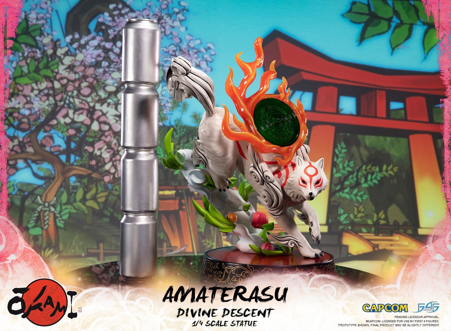 "Okami" Gets Divine with Her New First 4 Figures Statues