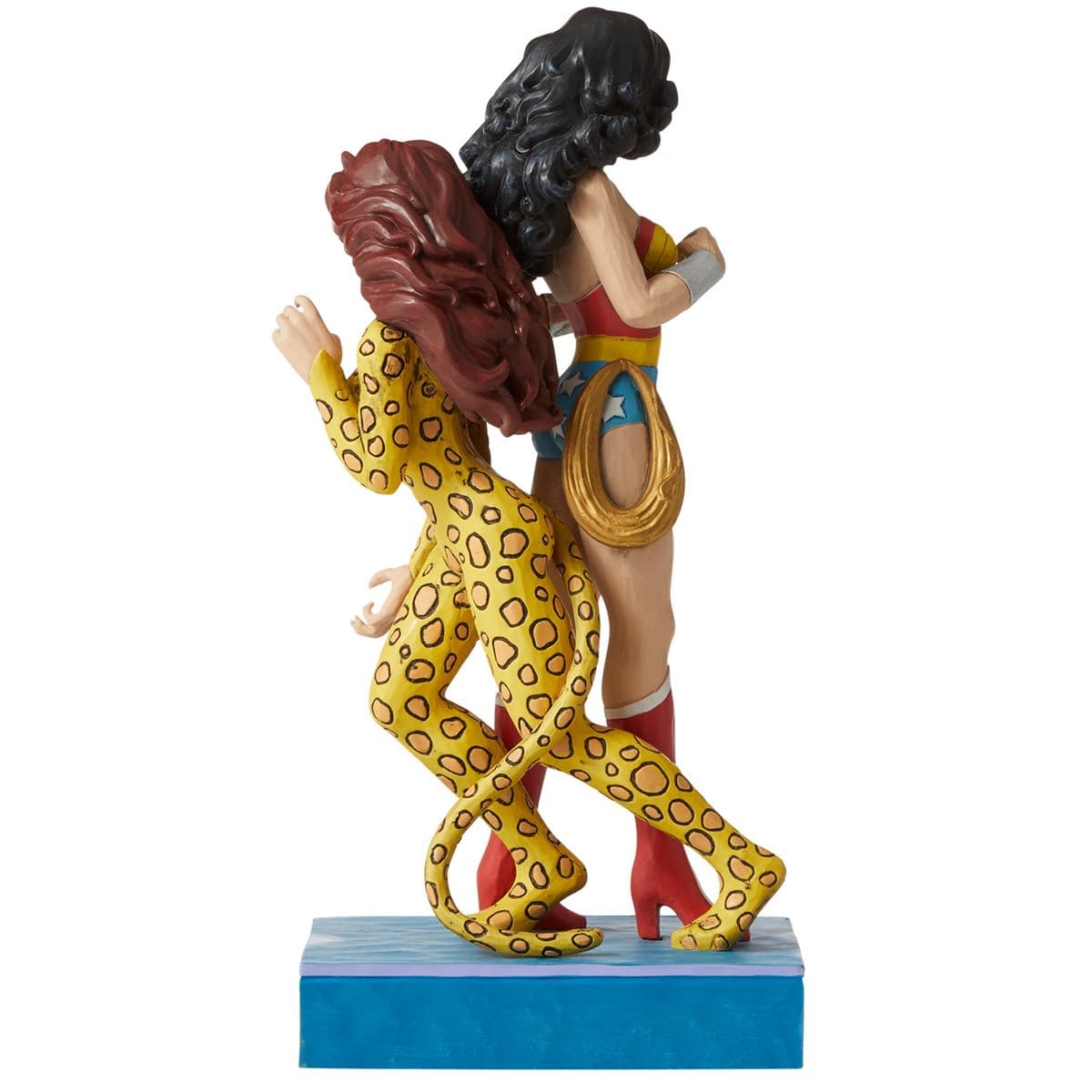 Wonder Woman and Cheetah Strike a Pose with Enesco
