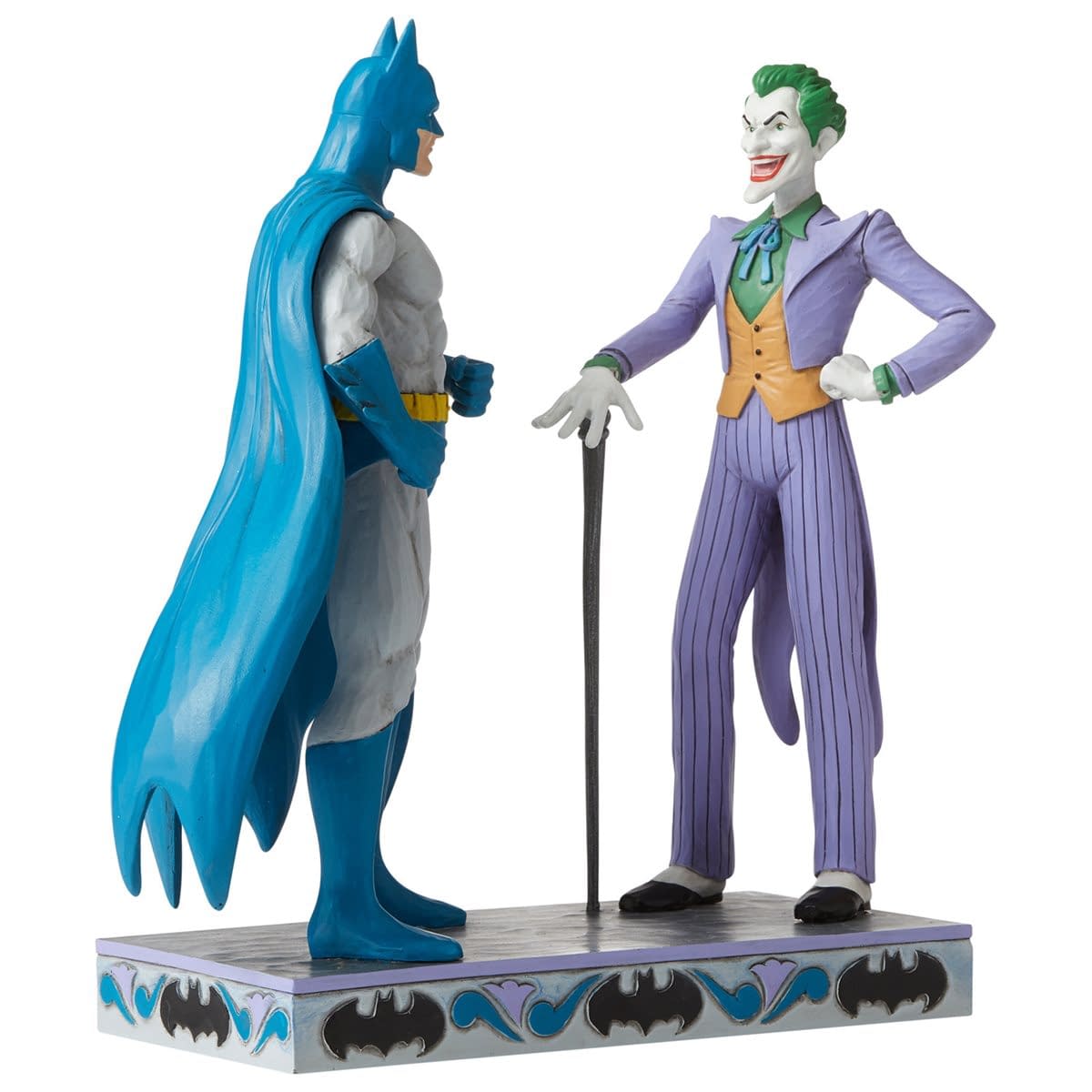 Batman and Joker Share the Spotlight With New Statue From Enesco