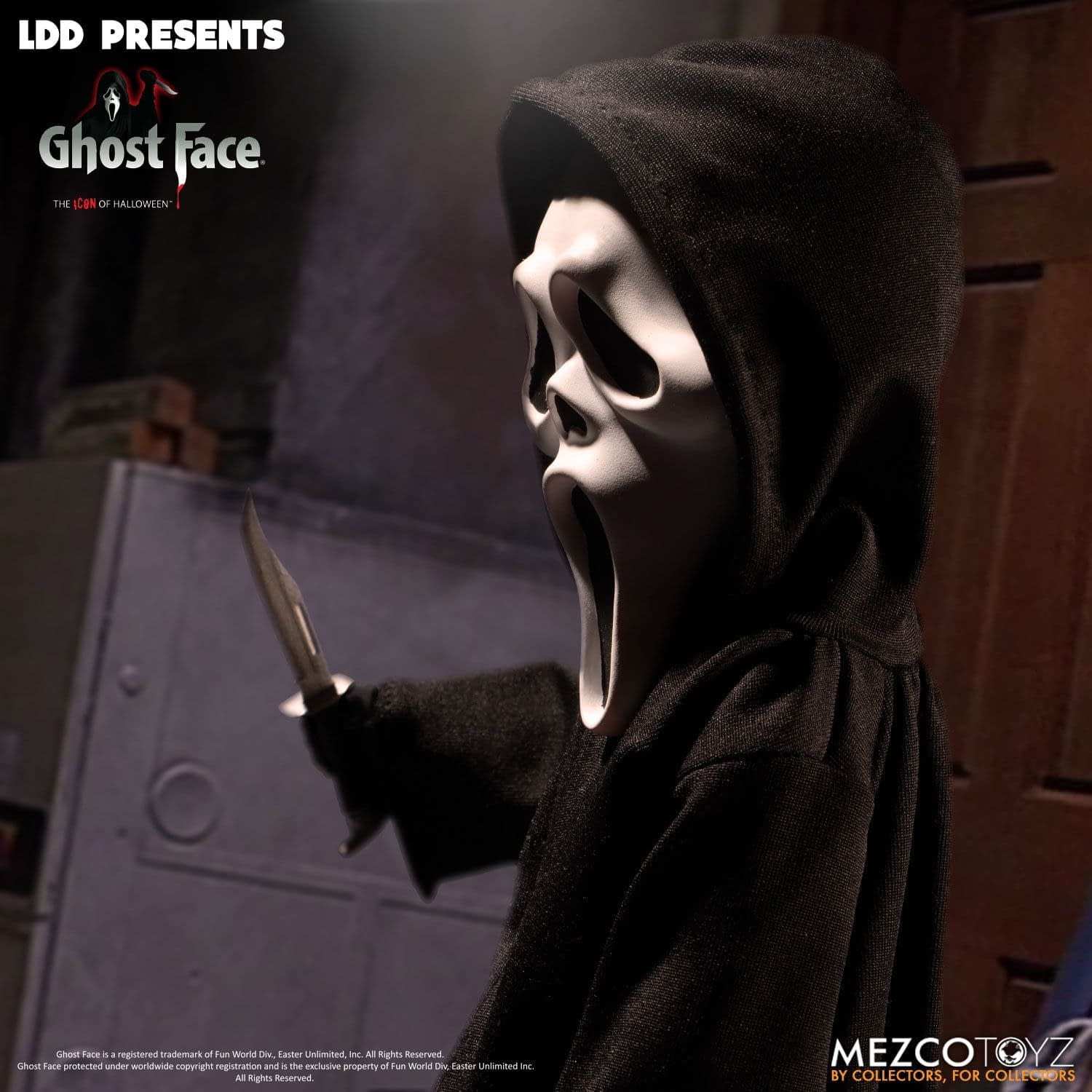 Ghost Face is Ready To Cut a Fool with Mezco Toyz LDD