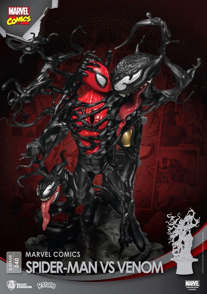 Spider-Man Takes On Venom with New Statue from Beast Kingdom