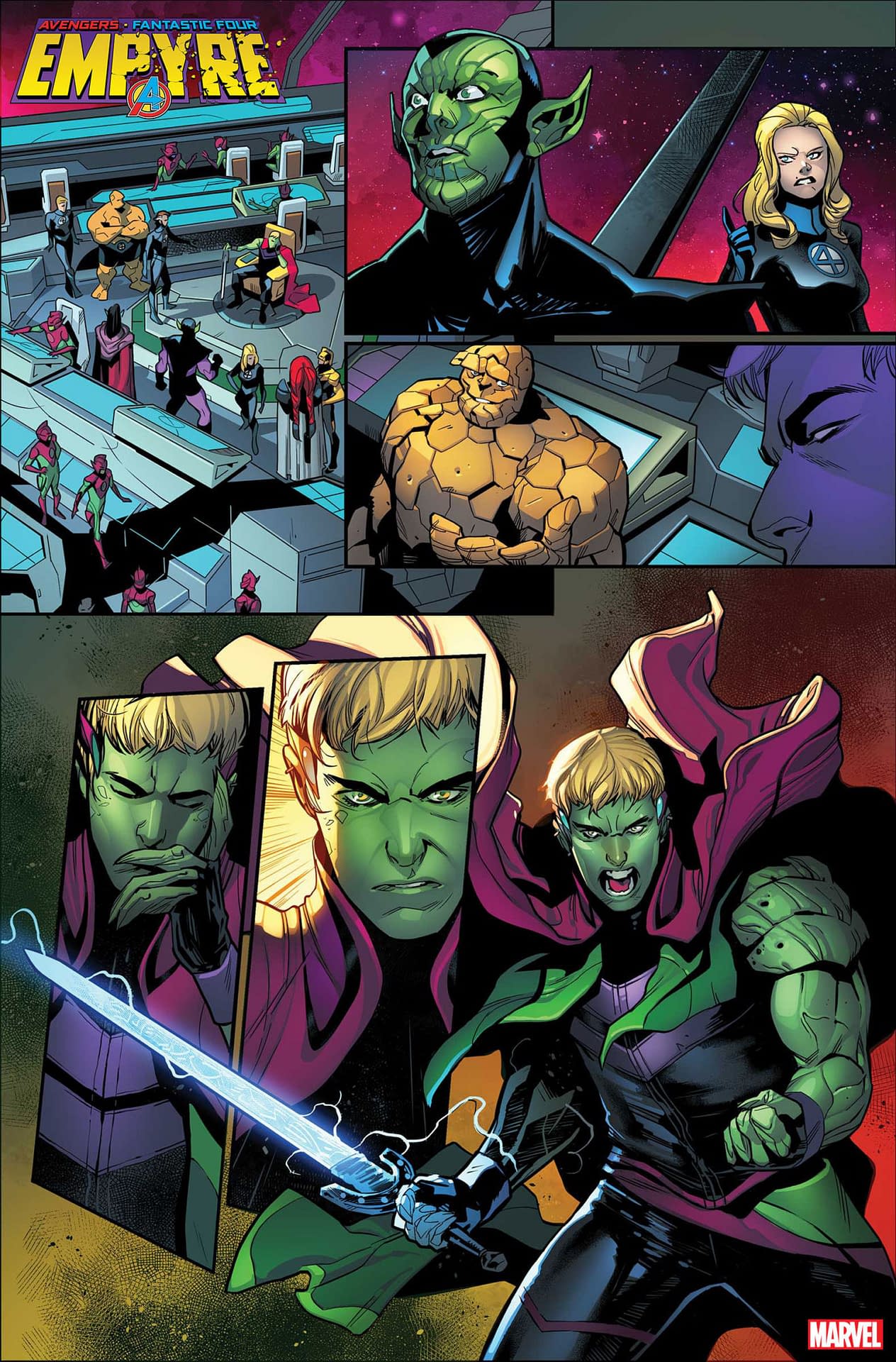 5 Interior Pages from A4: Empire with a Y #1