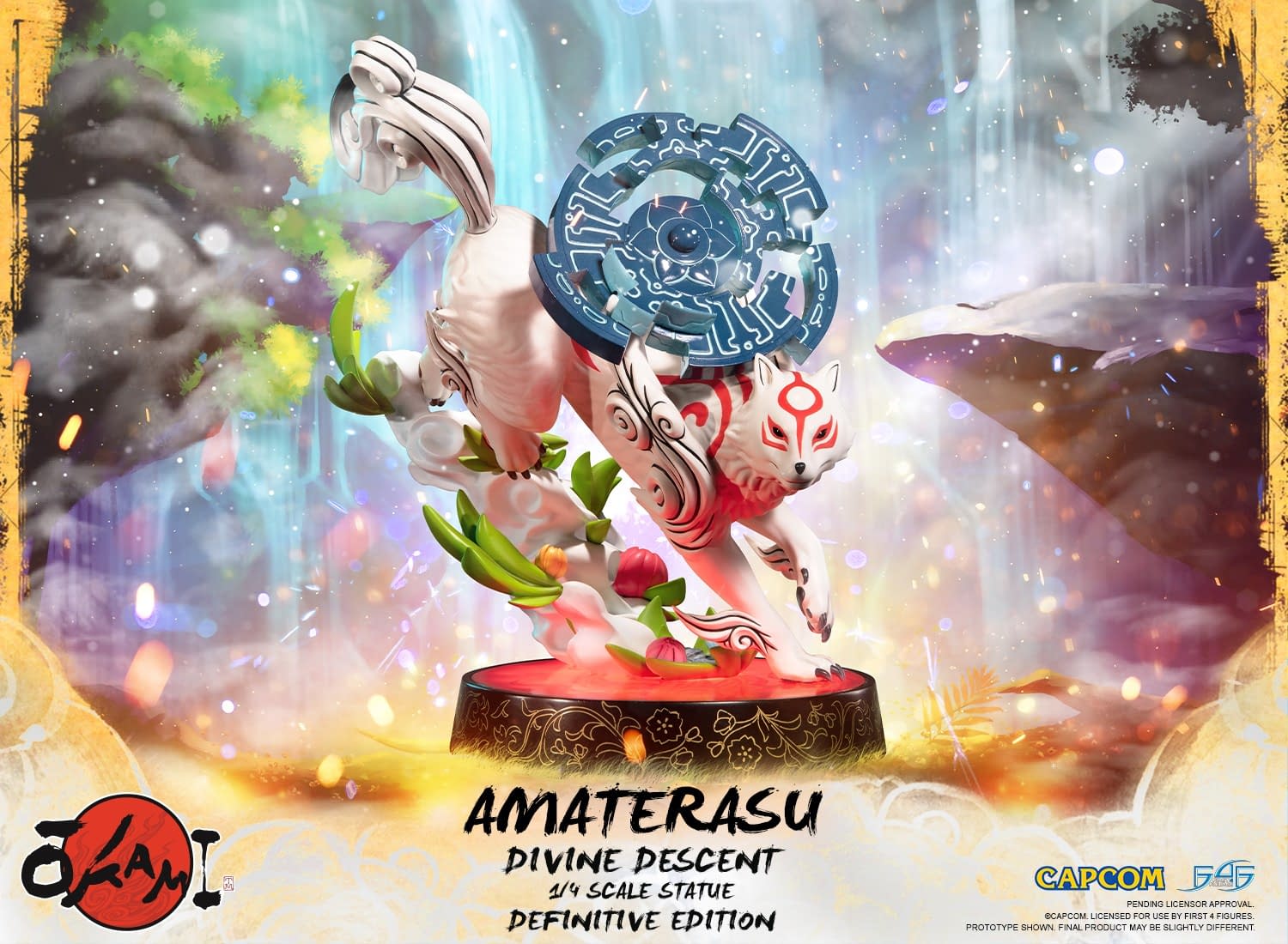 "Okami" Gets Divine with Her New First 4 Figures Statues
