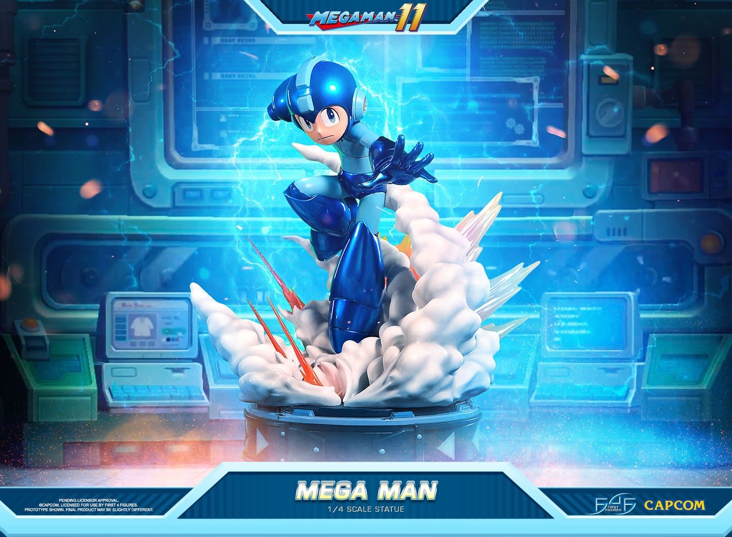 Mega Man Charges Up with New Statues from First 4 Figures