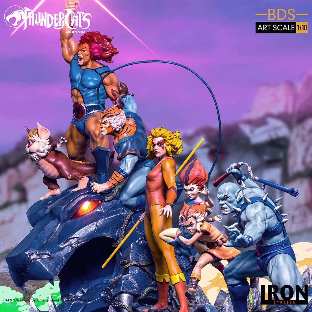 Thundercats Panthro is a Beast with New Iron Studios Statue 