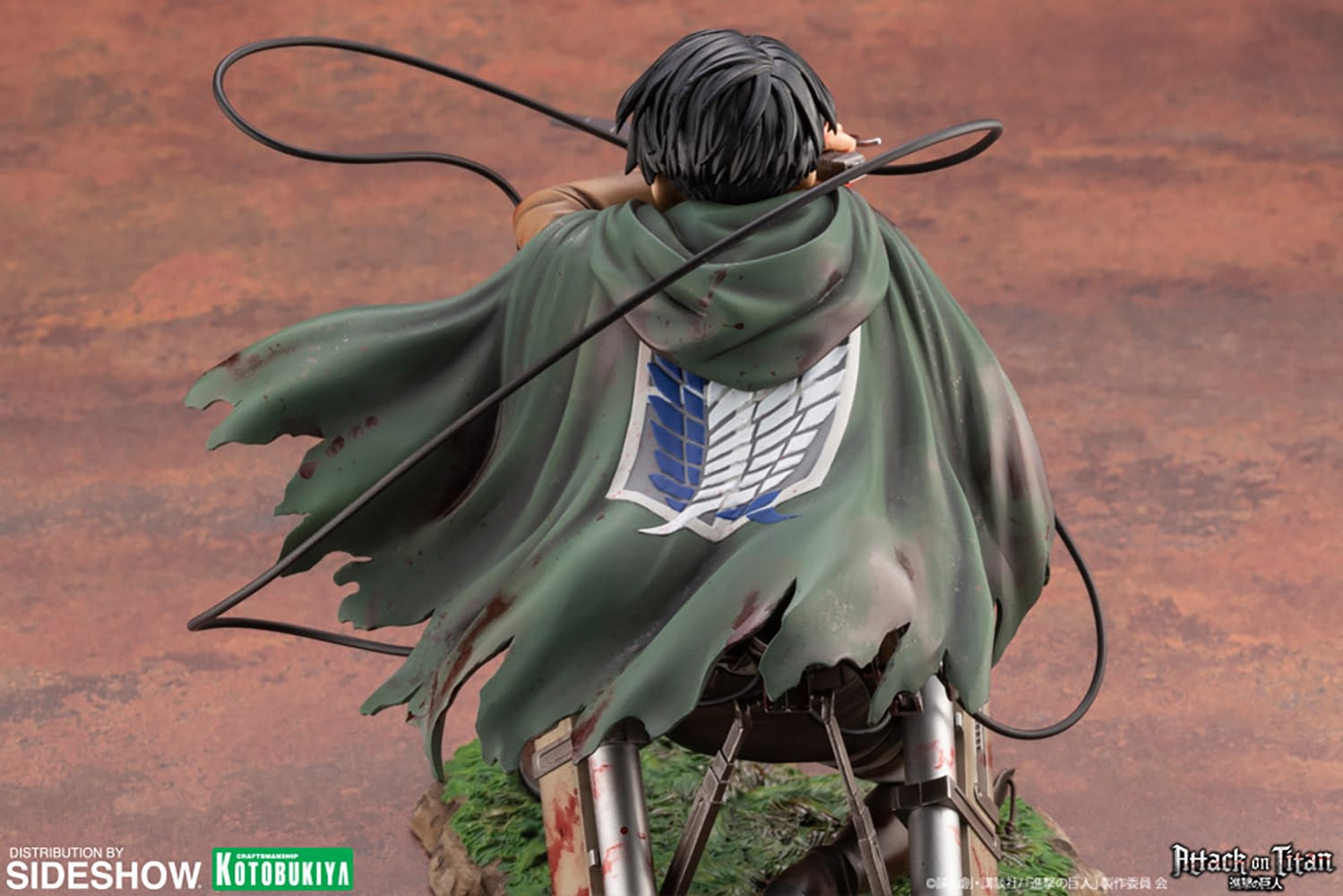 "Attack on Titan" Levi Gets New Statue From Kotobukiya