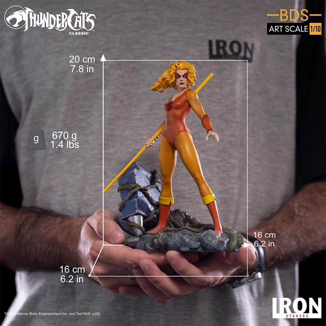 Thundercats Cheetara Stands Her Ground with Iron Studios 