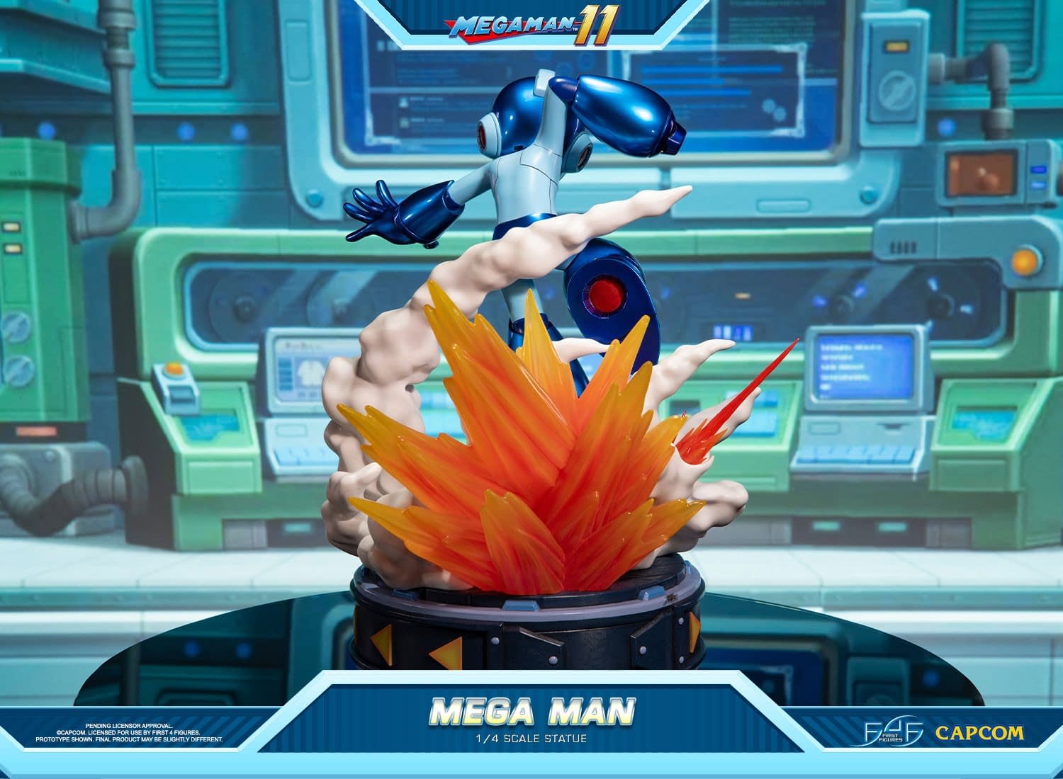 Mega Man Charges Up with New Statues from First 4 Figures