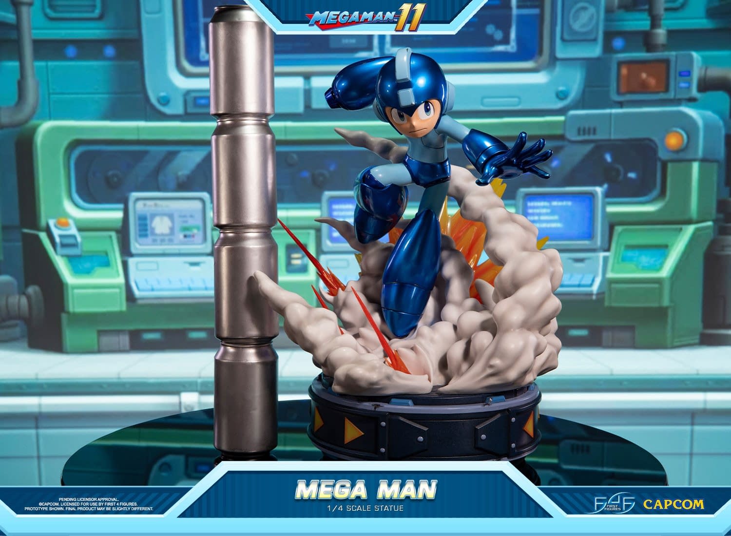 Mega Man Charges Up with New Statues from First 4 Figures