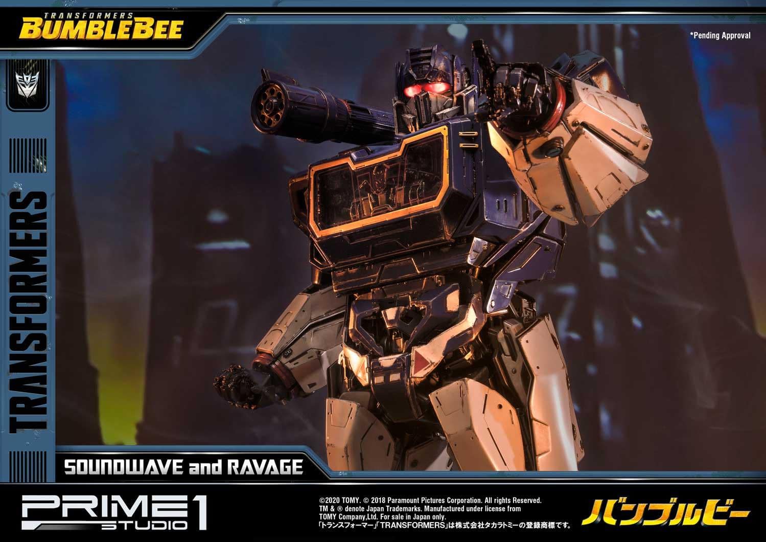 Transformers Soundwave and Ravage Get Expensive with Prime 1 Studio