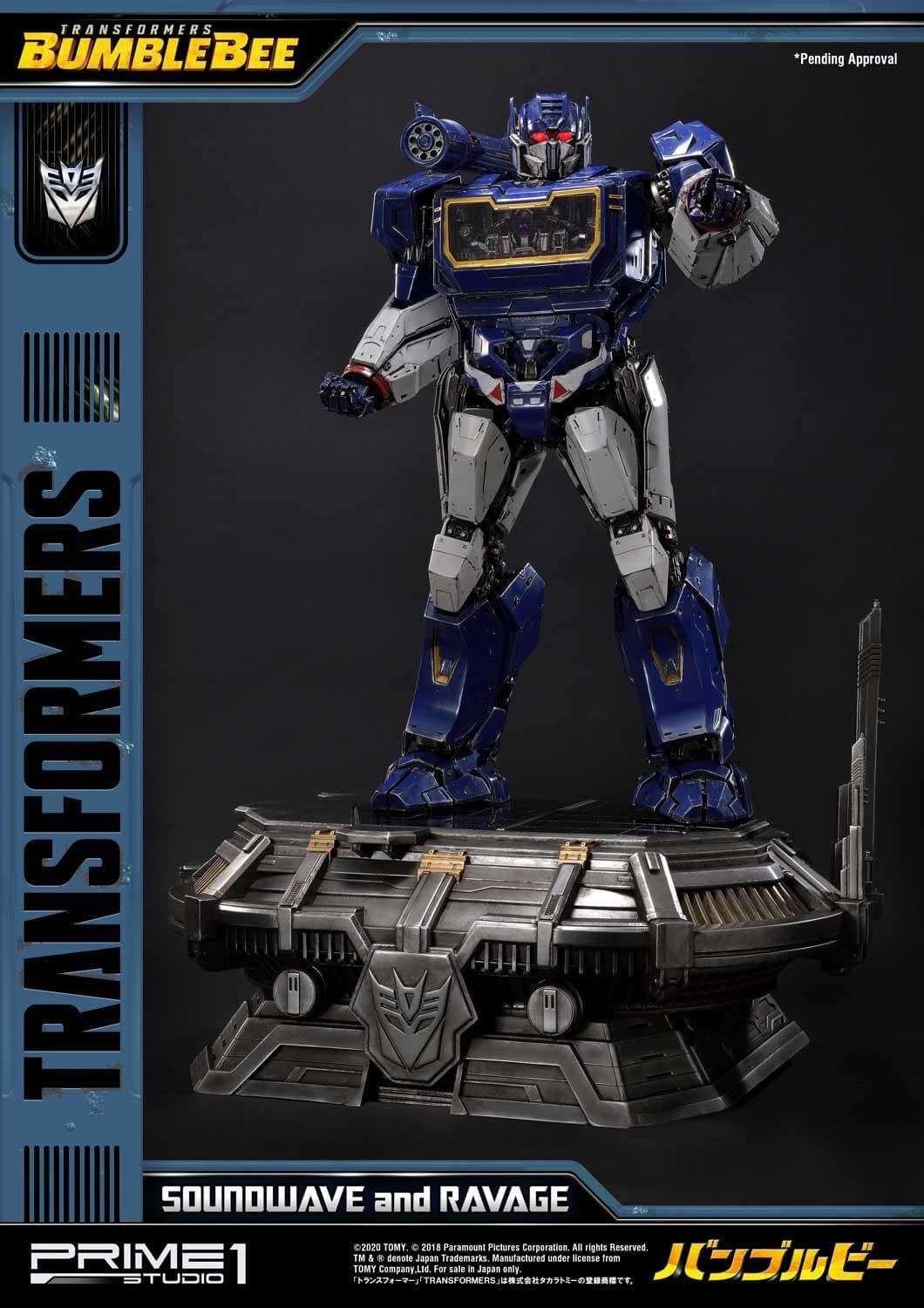 Transformers Soundwave and Ravage Get Expensive with Prime 1 Studio