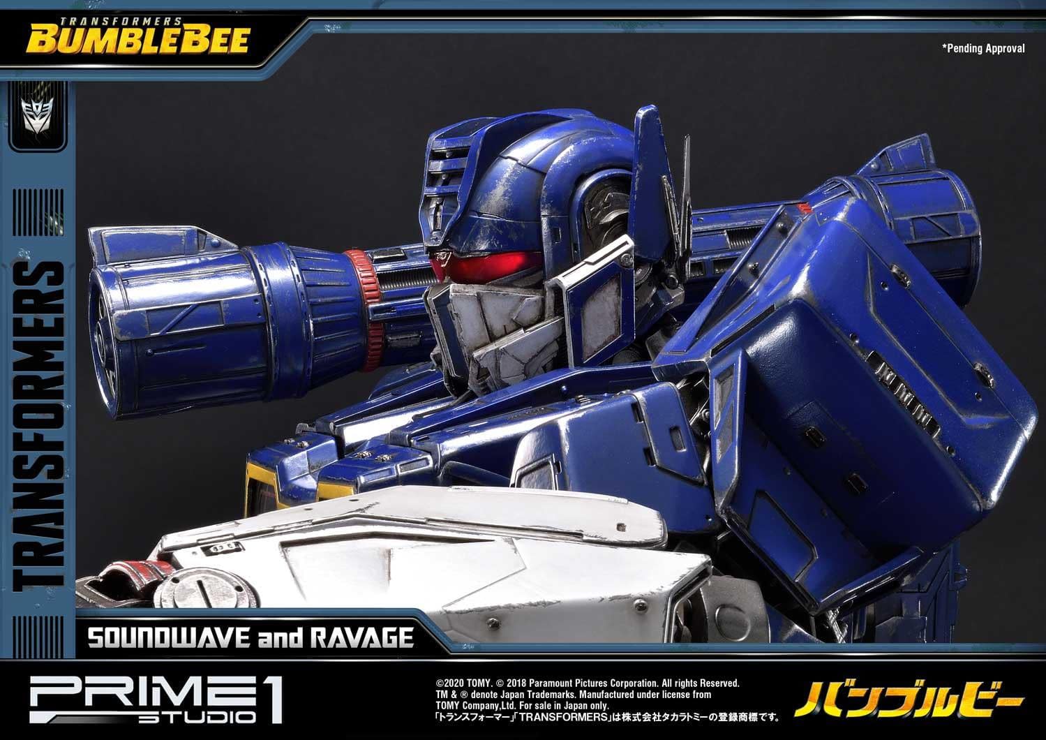 Transformers Soundwave and Ravage Get Expensive with Prime 1 Studio