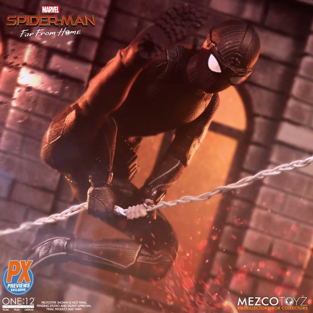 Spider-Man Stealth Suits Becomes PX Exclusive from Mezco Toyz