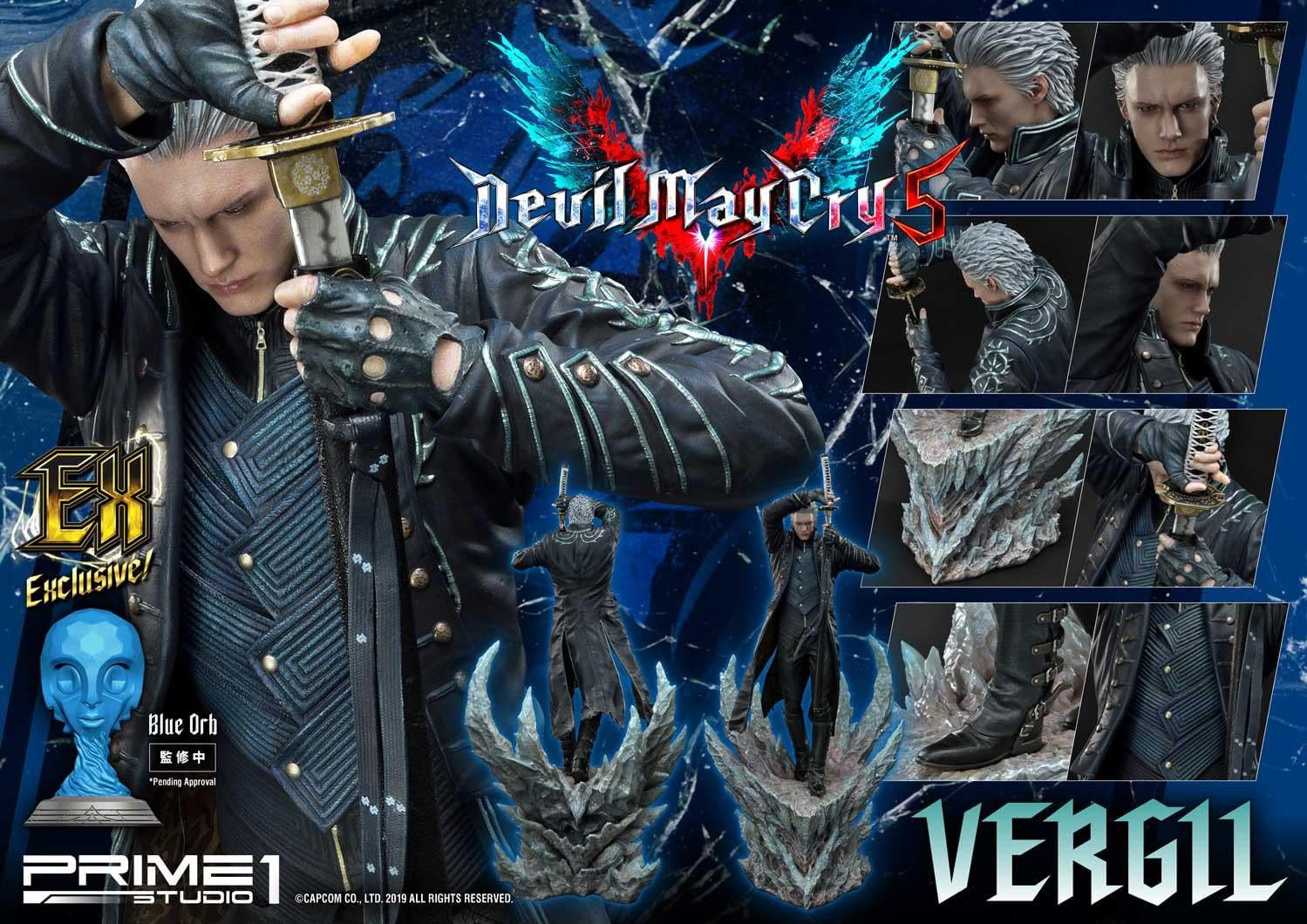 "Devil May Cry 5" Vergil Gets New Statue From Prime 1 Studio