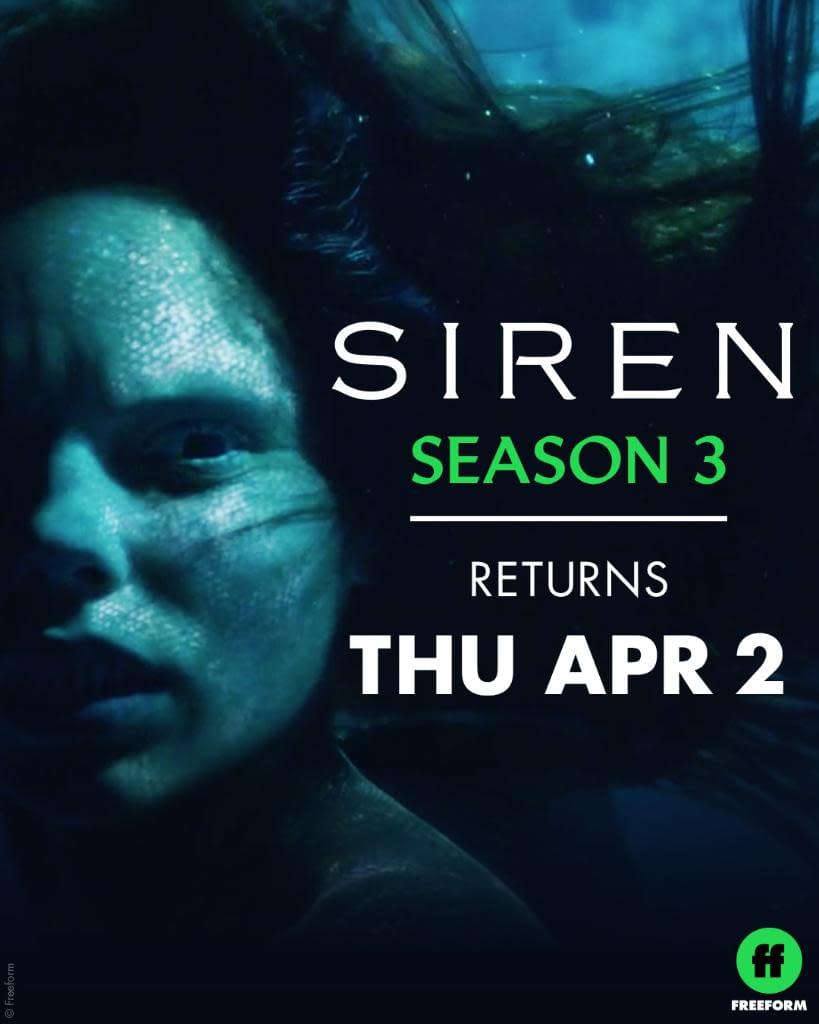 "Siren" Season 3 Sets April Premiere; Freeform Releases Preview Image, Key Art