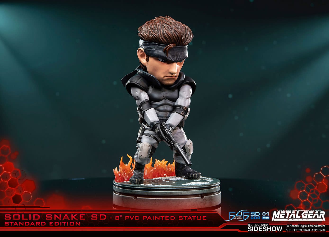 Solid Snake Returns with New "Metal Gear Solid" First 4 Figures Statue