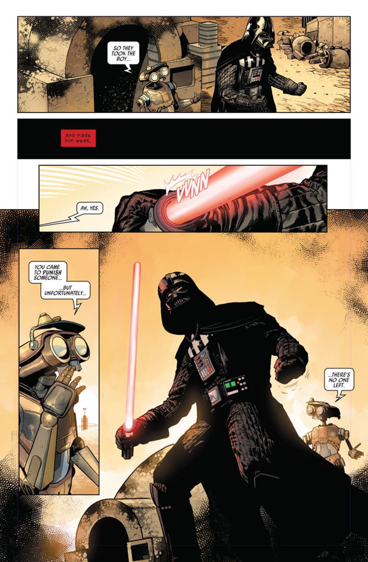 Darth Vader Haunted by Images of the Star Wars Prequels in New Darth Vader #1 [Preview]
