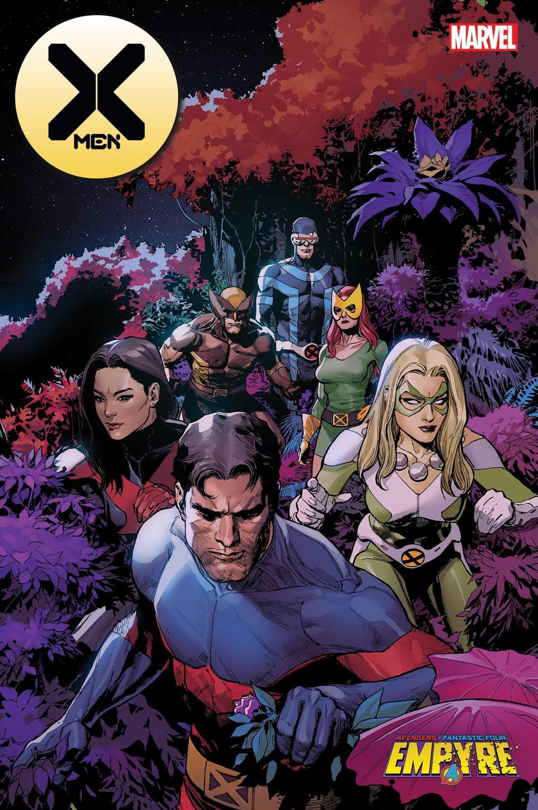A4: Empyre with a Y Covers Reveal X-Men Tie-in, Wolverine and Spidey Rjoin Fantastic Four