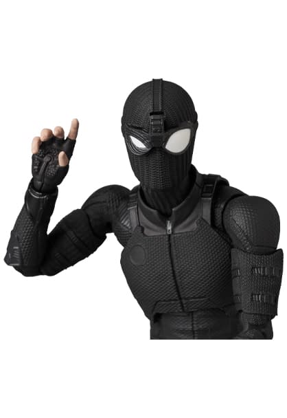 Spider-Man MAFEX Upgrades to the Stealth Suit 