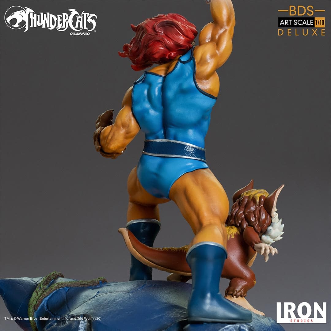 Thundercats Lion-O and Snarf Are the Final Pieces With Iron Studios