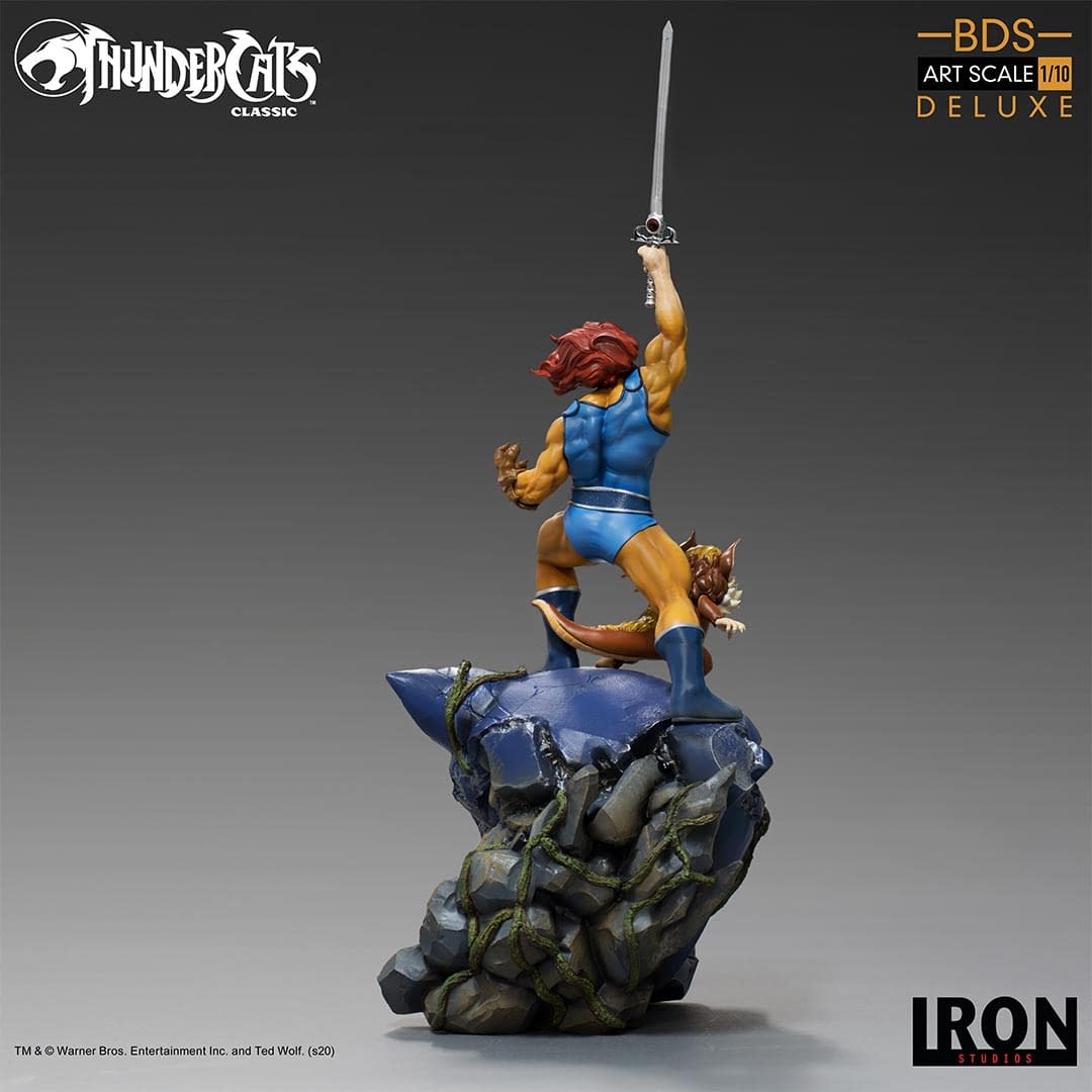 Thundercats Lion-O and Snarf Are the Final Pieces With Iron Studios