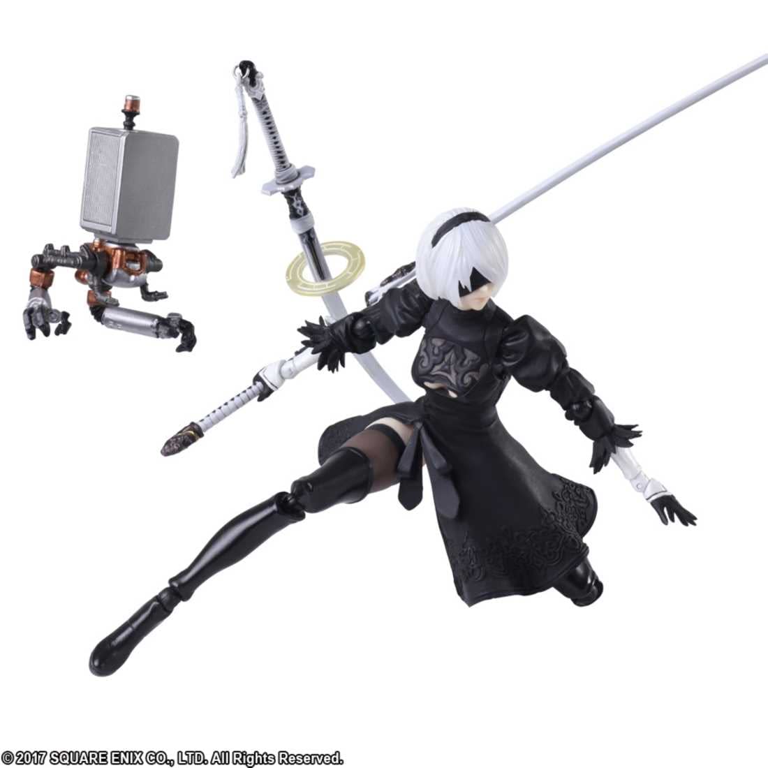 Nier Automata YoRHa 2B Gets Her Own Figure from Bring Arts