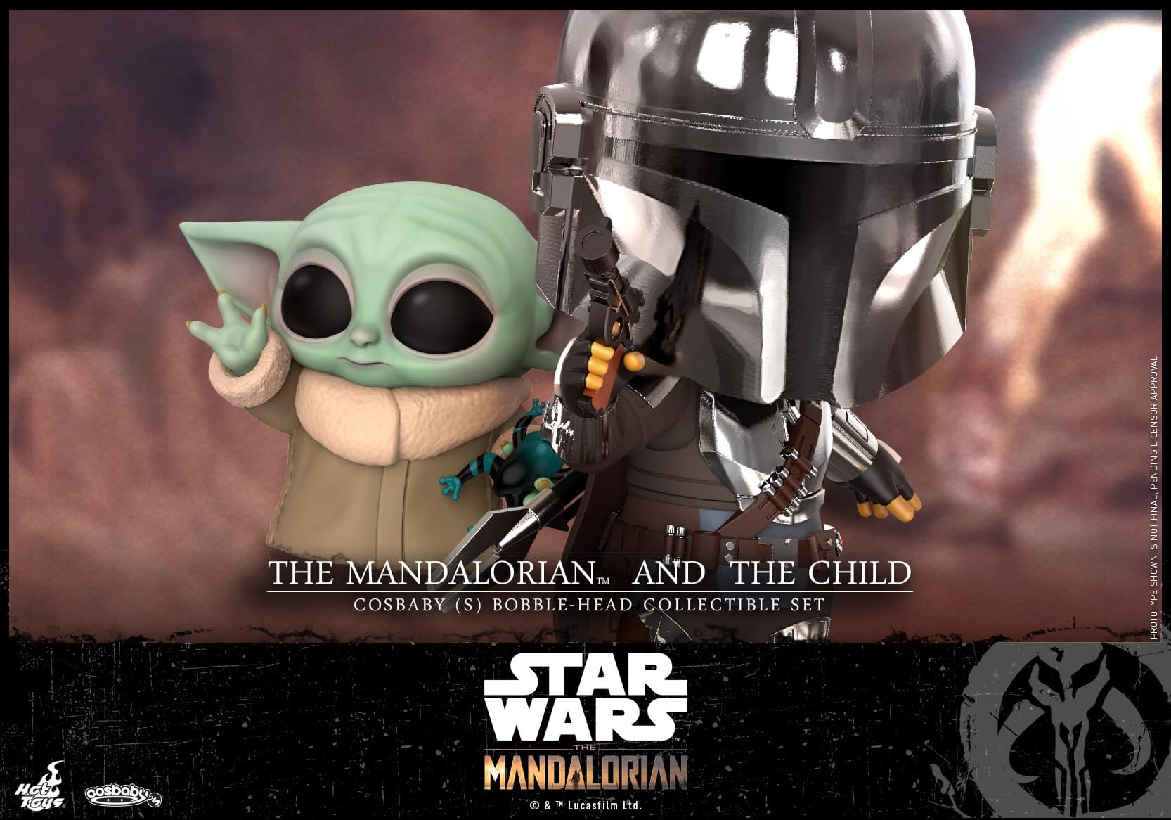 "The Mandalorian" Cosbaby Figures Finally Revealed by Hot Toys 