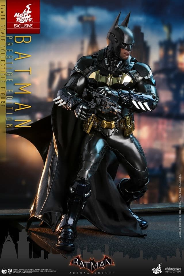 Batman Goes Gold With New "Arkham Knight" Hot Toys Figure 