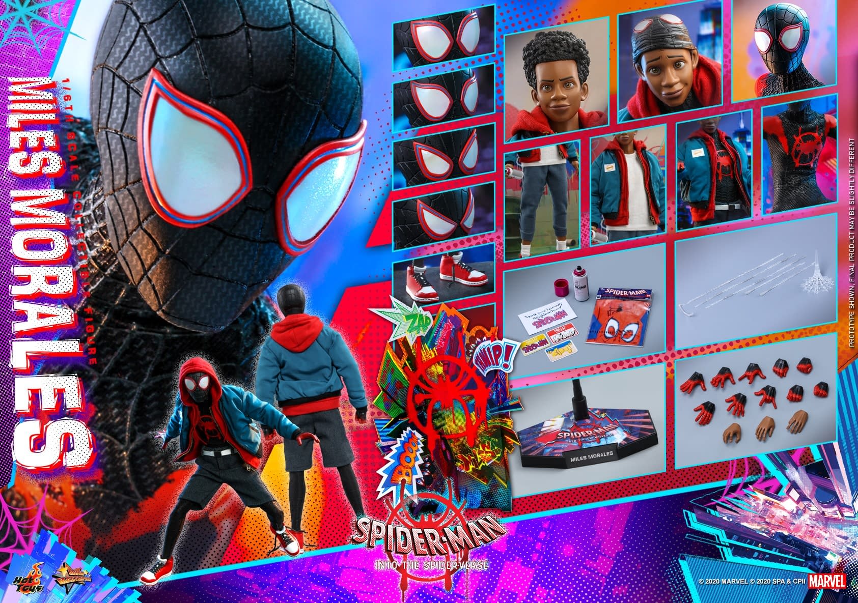 Spider-Man Miles Morales Hits the Streets with New Hot Toys Figure