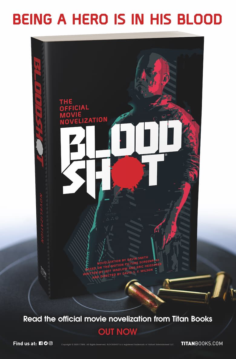 Valiant Announces Bloodshot Novel Based on Bloodshot Movie Based on Bloodshot Comics