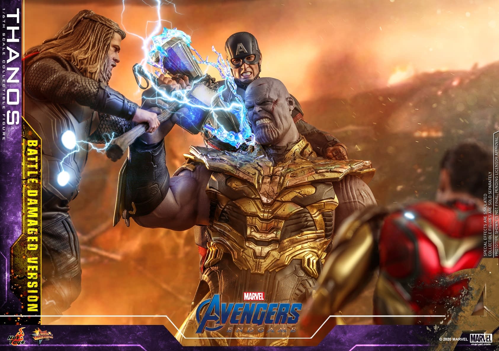 Thanos Returns to Hot Toys with New Battle Damaged Figure 