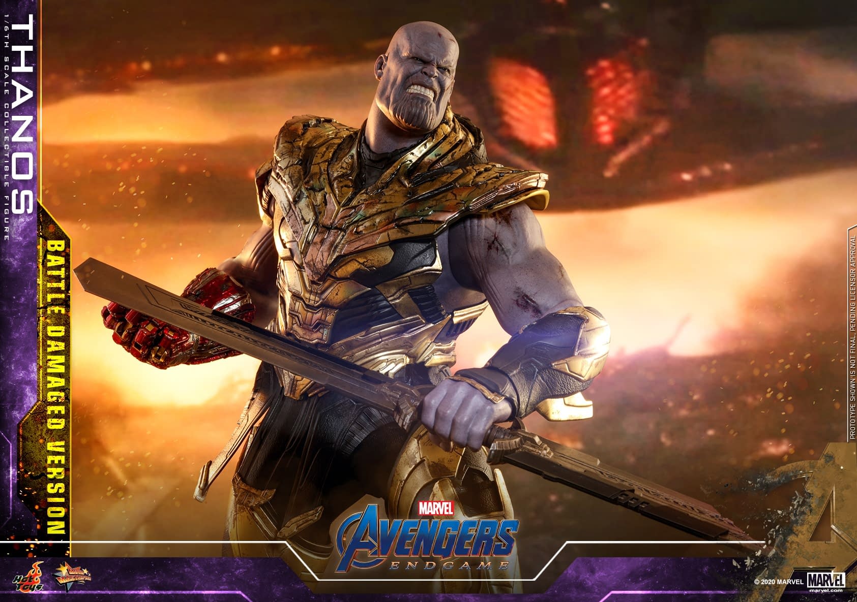 Thanos Returns to Hot Toys with New Battle Damaged Figure 