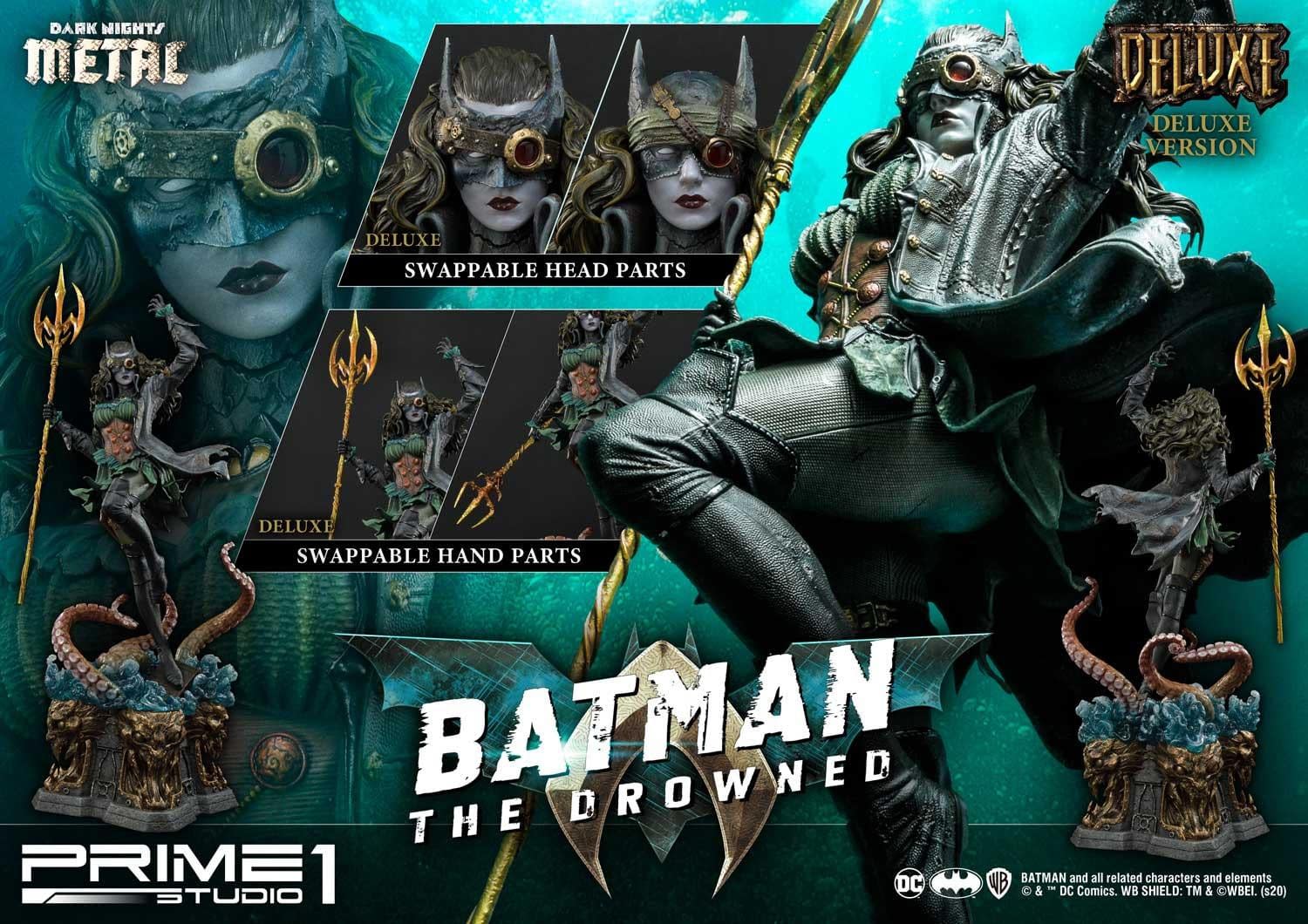 Gender Swapped Batman Rises From the Ocean with Prime 1 Studios Statue 